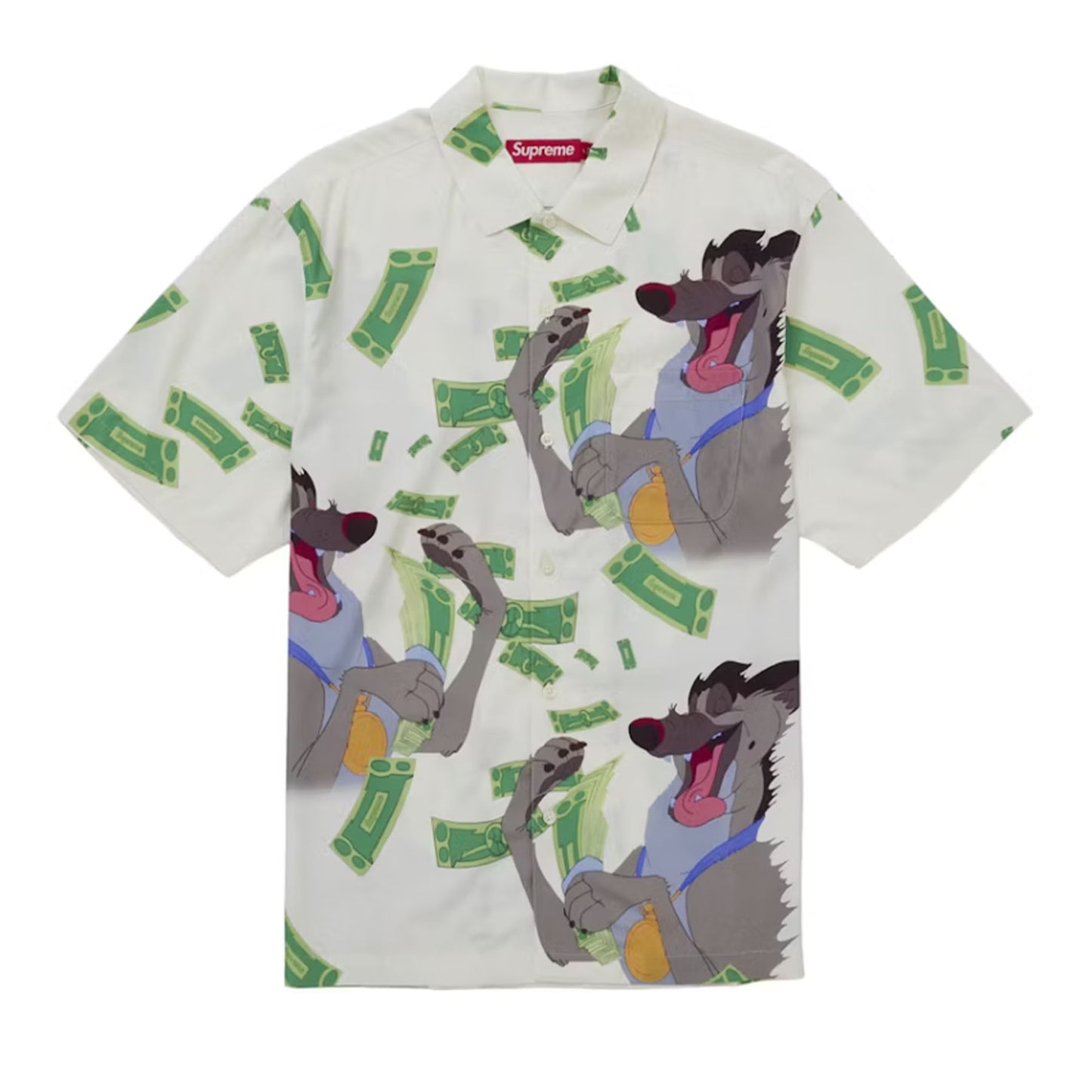Supreme All Dogs Go To Heaven S/S Shirt White