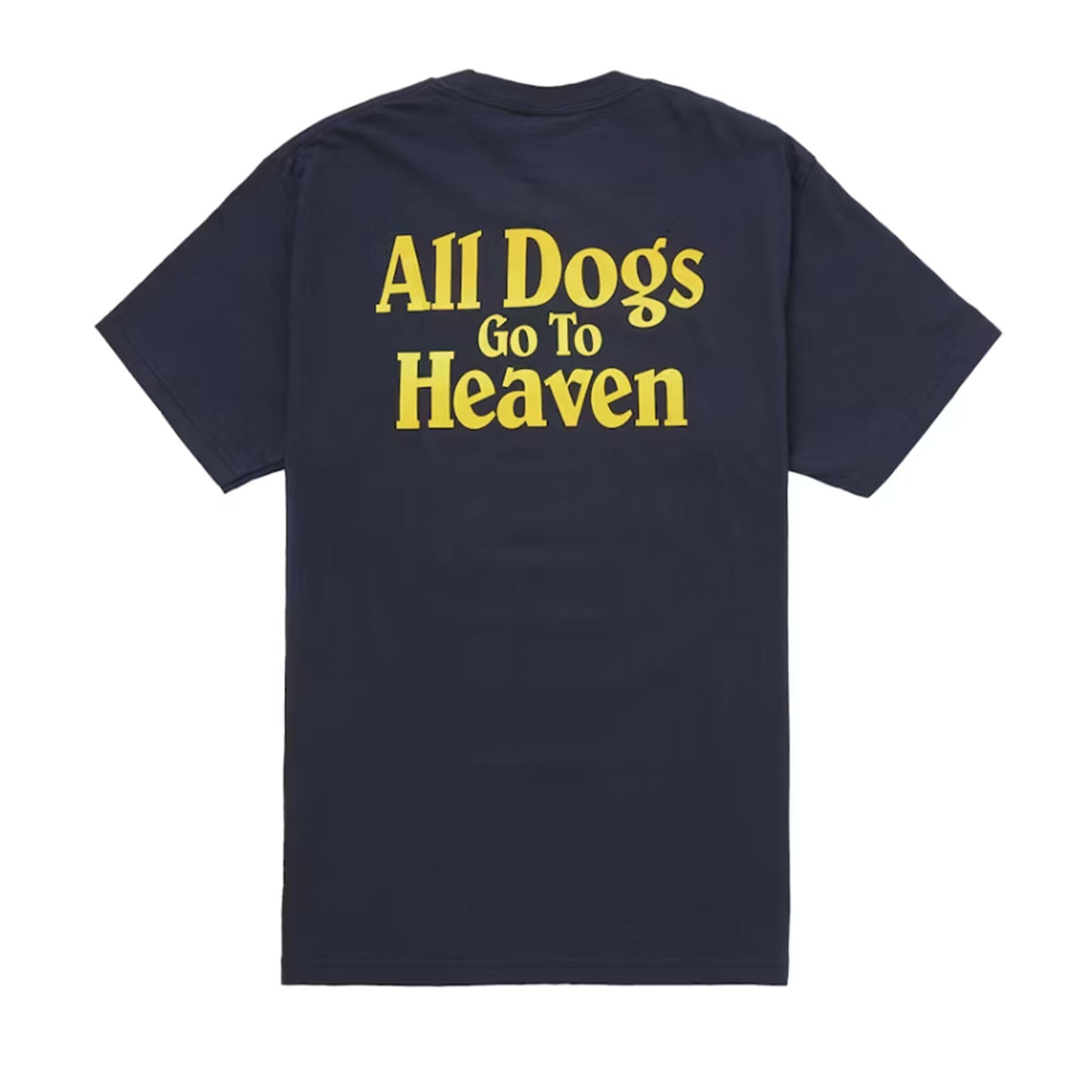 Supreme All Dogs Go To Heaven Tee Navy [USED] - XL (Used)