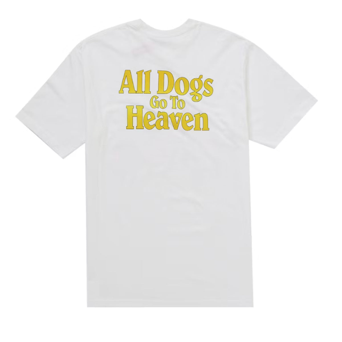 Supreme All Dogs Go To Heaven Tee White
