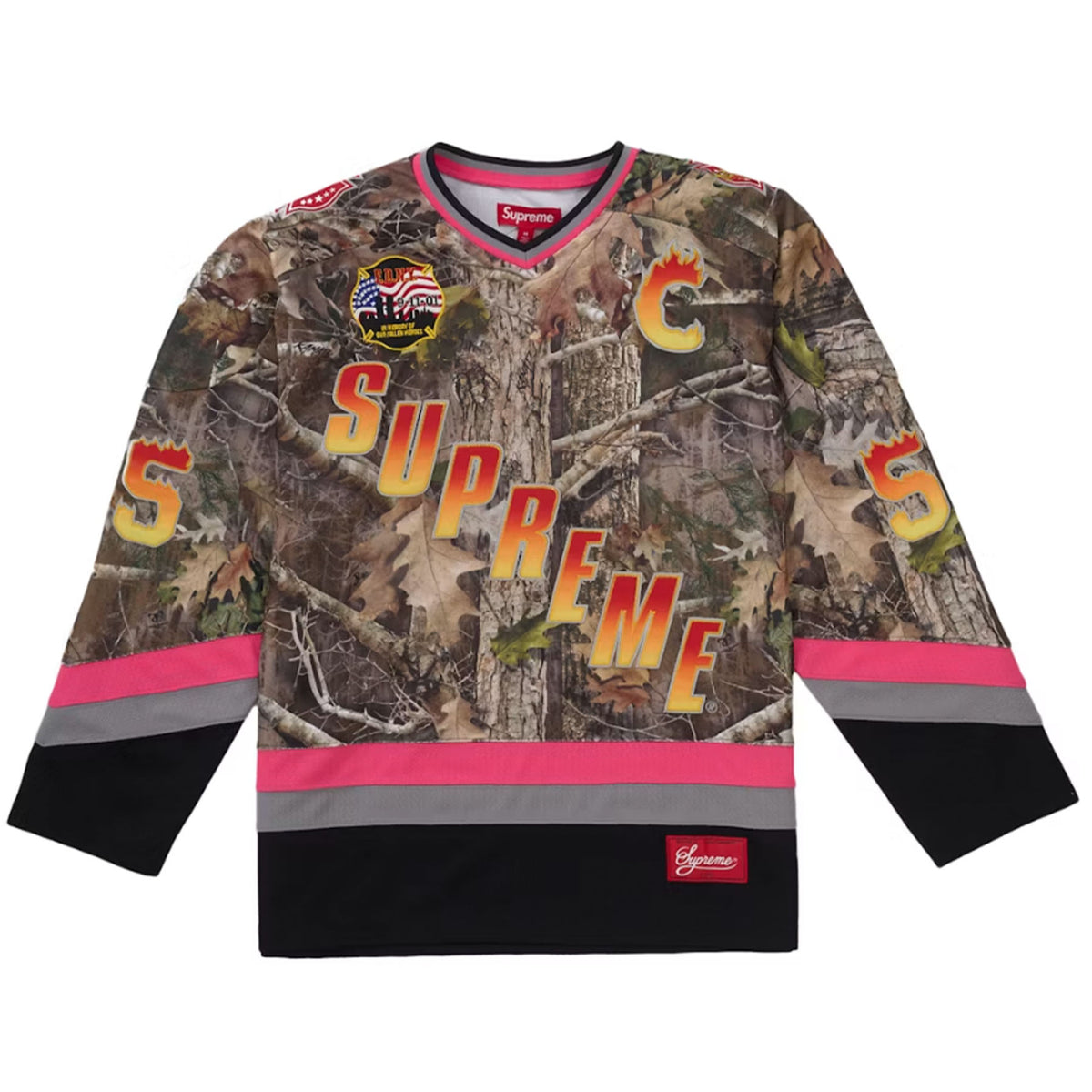 Supreme FDNY Hockey Jersey TrueTimber Kanati Camo