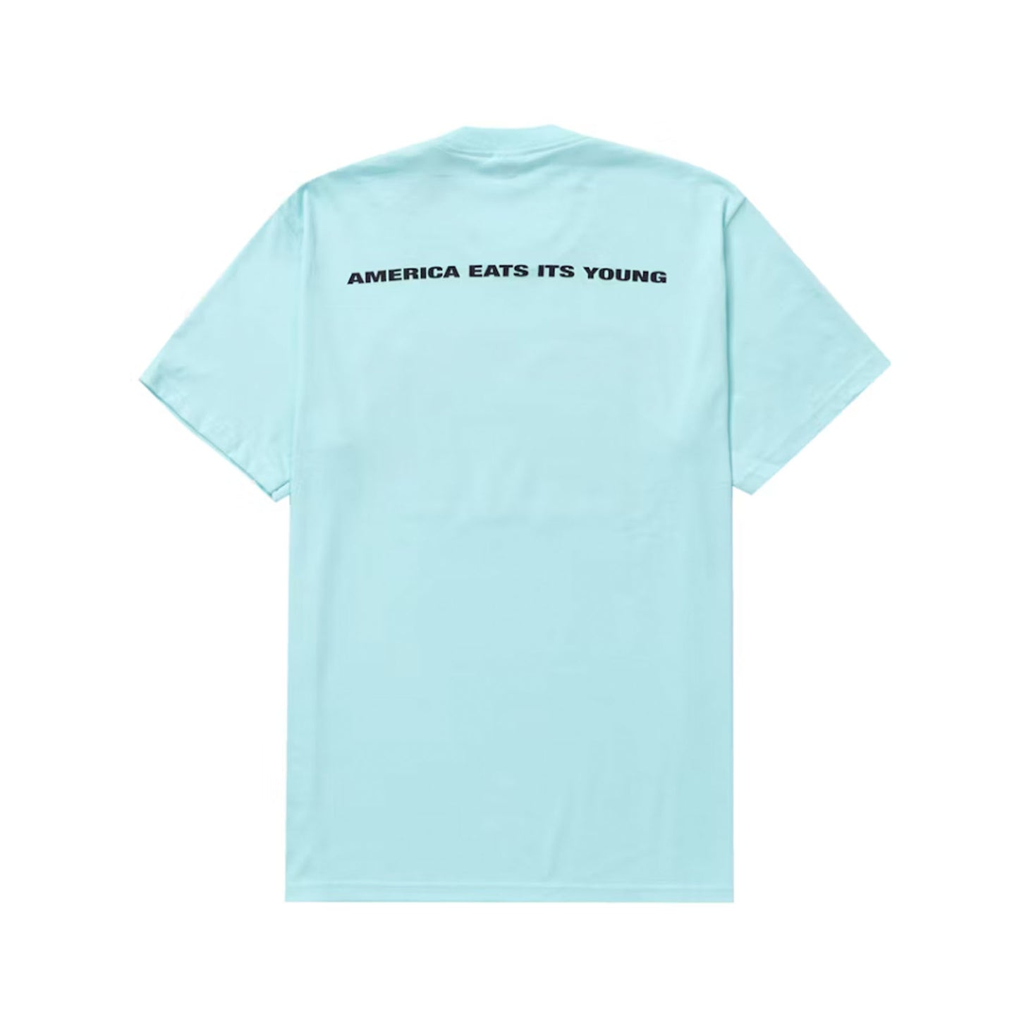 Supreme America Eats Its Young Tee Turquoise