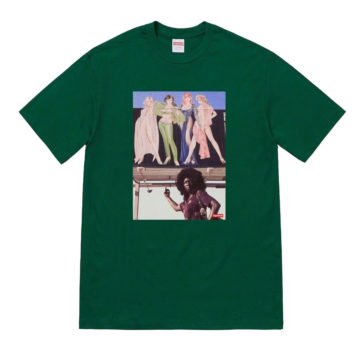 Supreme American Picture Tee Green [USED] - L (Used)