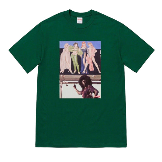 Supreme American Picture Tee Green [USED] - L (Used)