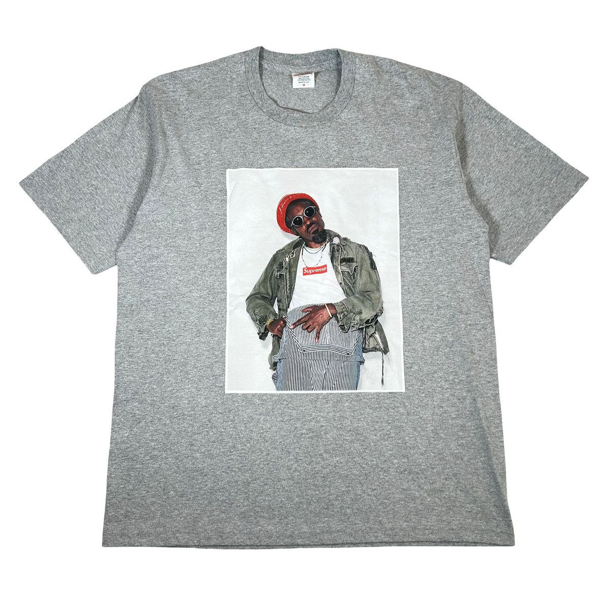 Supreme André 3000 Tee Heather Grey [USED] - M (Used)