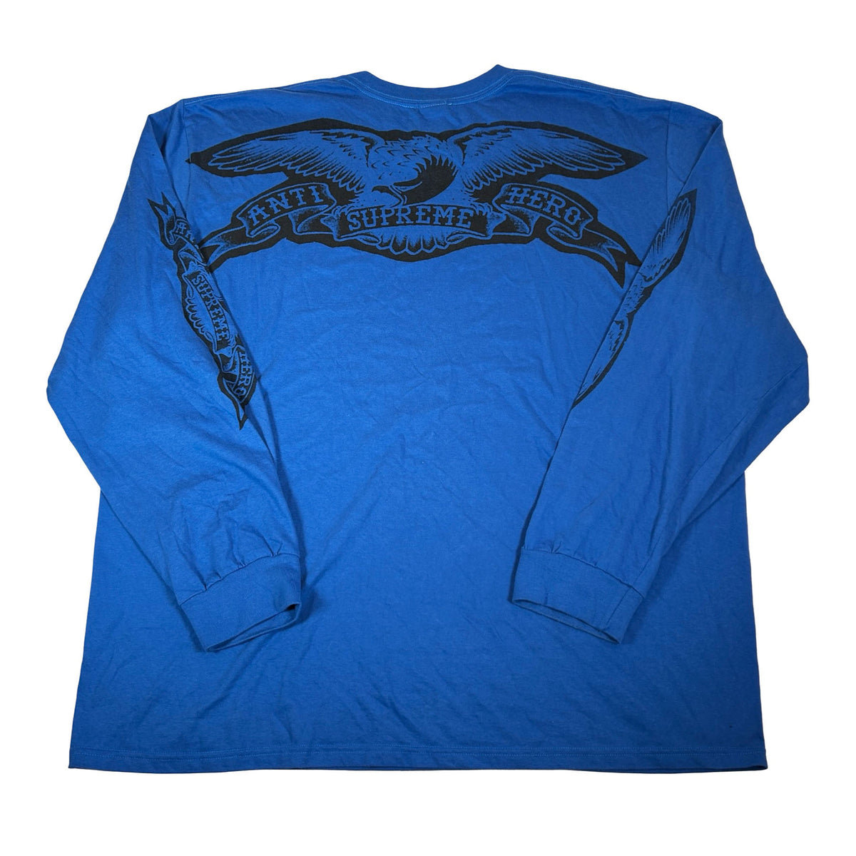 Supreme ANTIHERO Eagle L/S Tee Blue [USED] - XXL (Used)