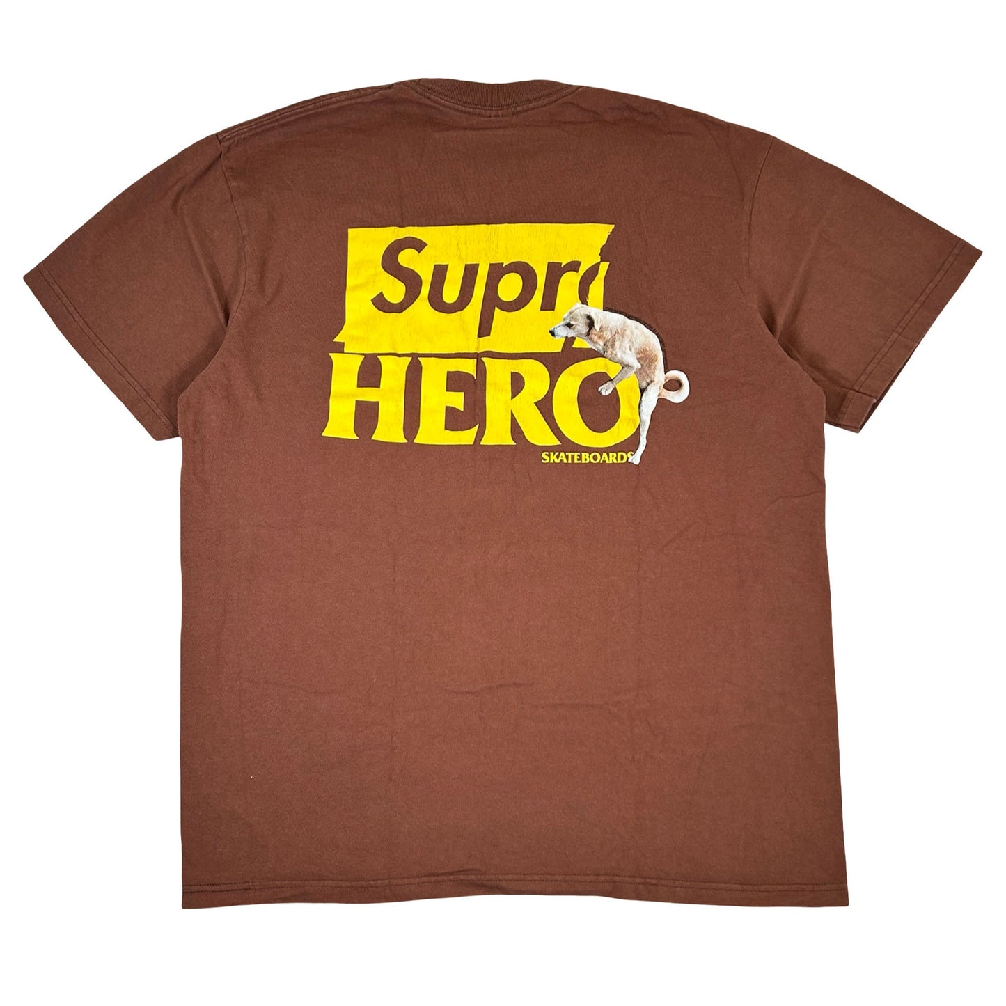 Supreme ANTIHERO Dog Tee Brown [USED] - M (Used)