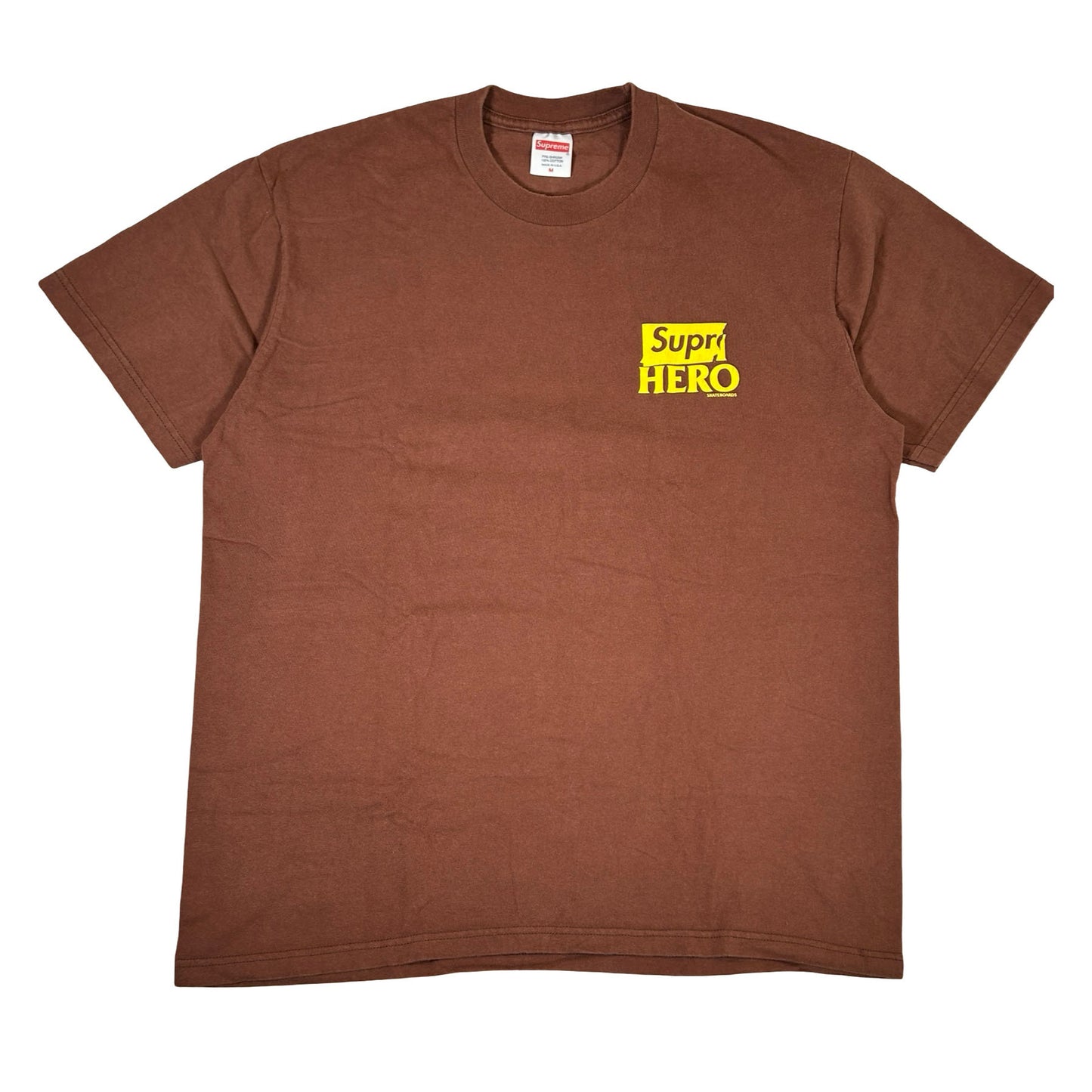 Supreme ANTIHERO Dog Tee Brown [USED] - M (Used)