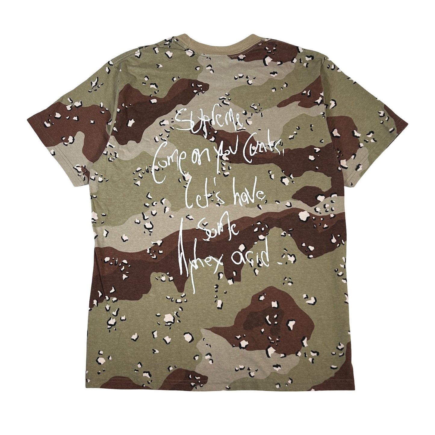 Supreme Aphex Twin Windowlicker Tee Chocolate Chip Camo [USED] - L (Used)