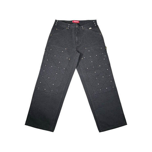 Supreme b.b. Simon Quilted Double Knee Painter Pant Black [USED] - 34 (Used)
