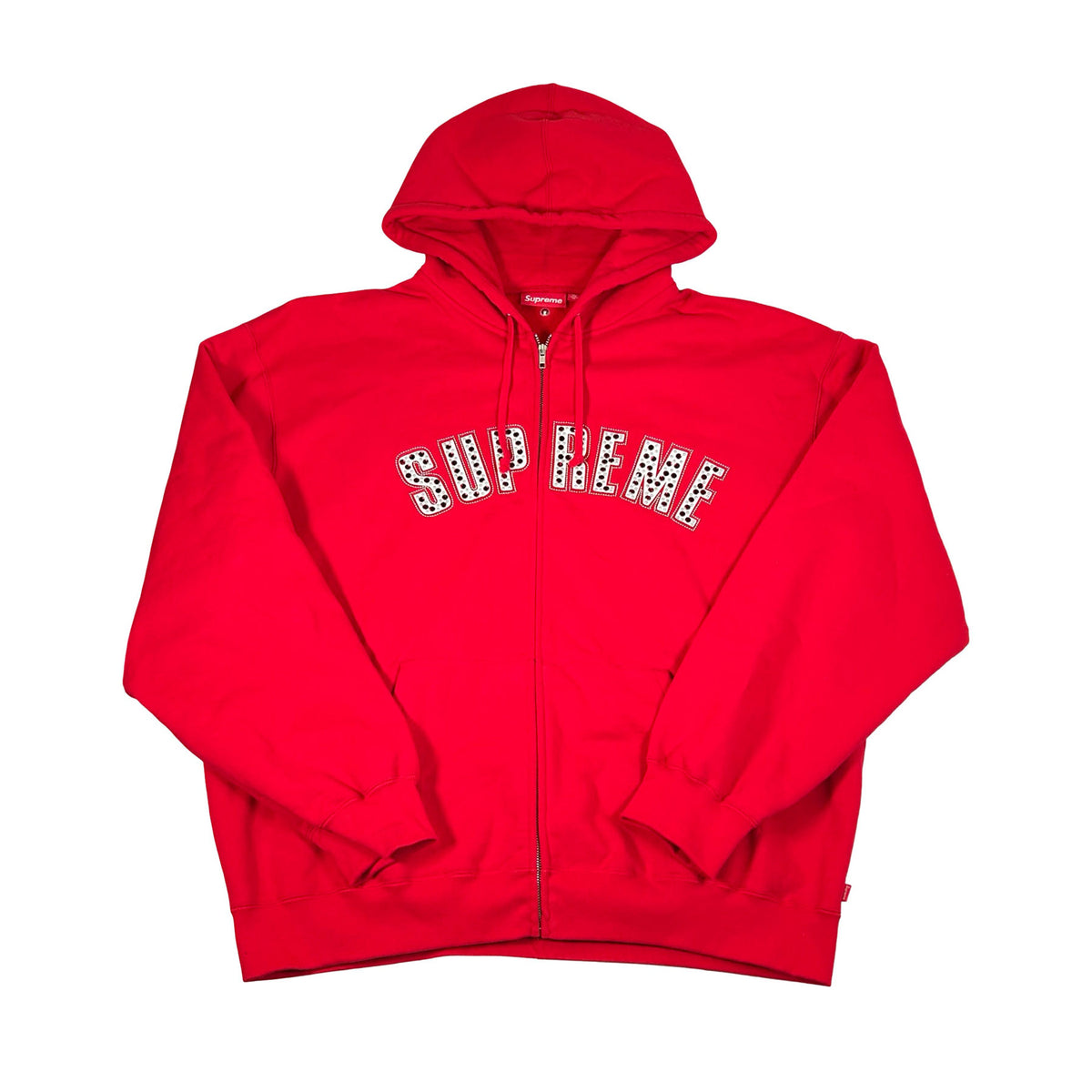 Supreme b.b. Simon Zip Up Hooded Sweatshirt Red [USED] - XXL (Used)