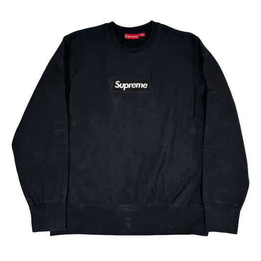 Supreme Box Logo Crewneck (FW18) Black [USED] - M (Used)