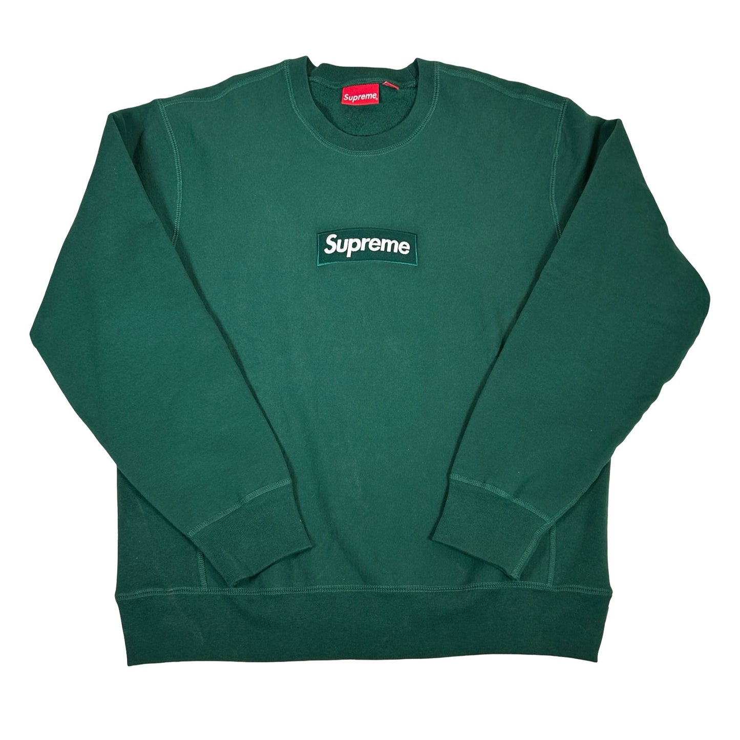 Supreme Box Logo Crewneck (FW18) Dark Green [USED] - XL (Used)