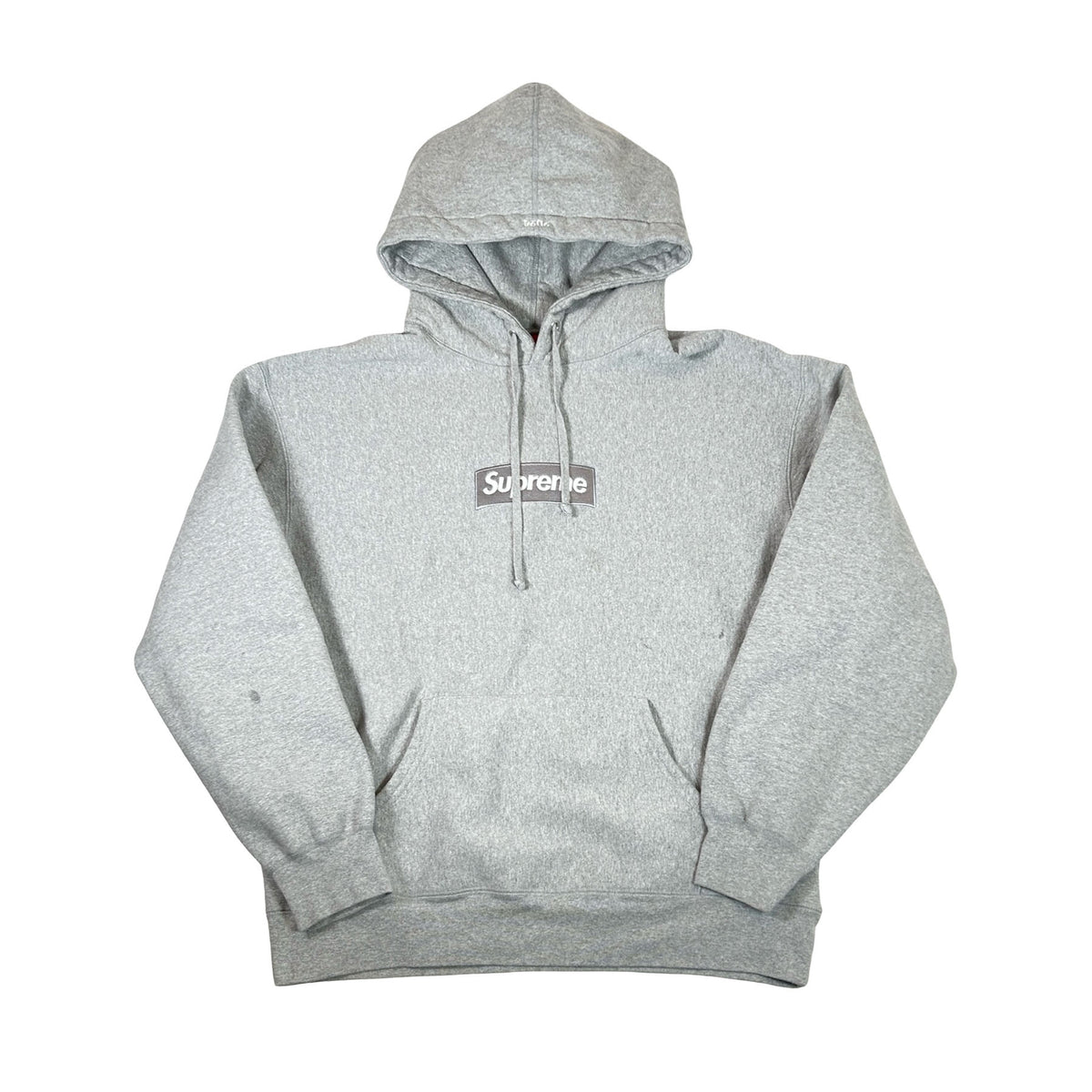 Supreme Box Logo Hooded Sweatshirt (FW24) Heather Grey [USED] - L (Used2)