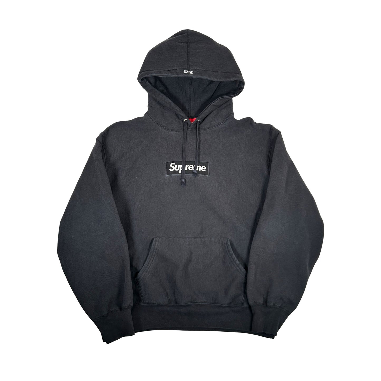 Supreme Box Logo Hooded Sweatshirt FW23 Black [USED] - M (Used3)