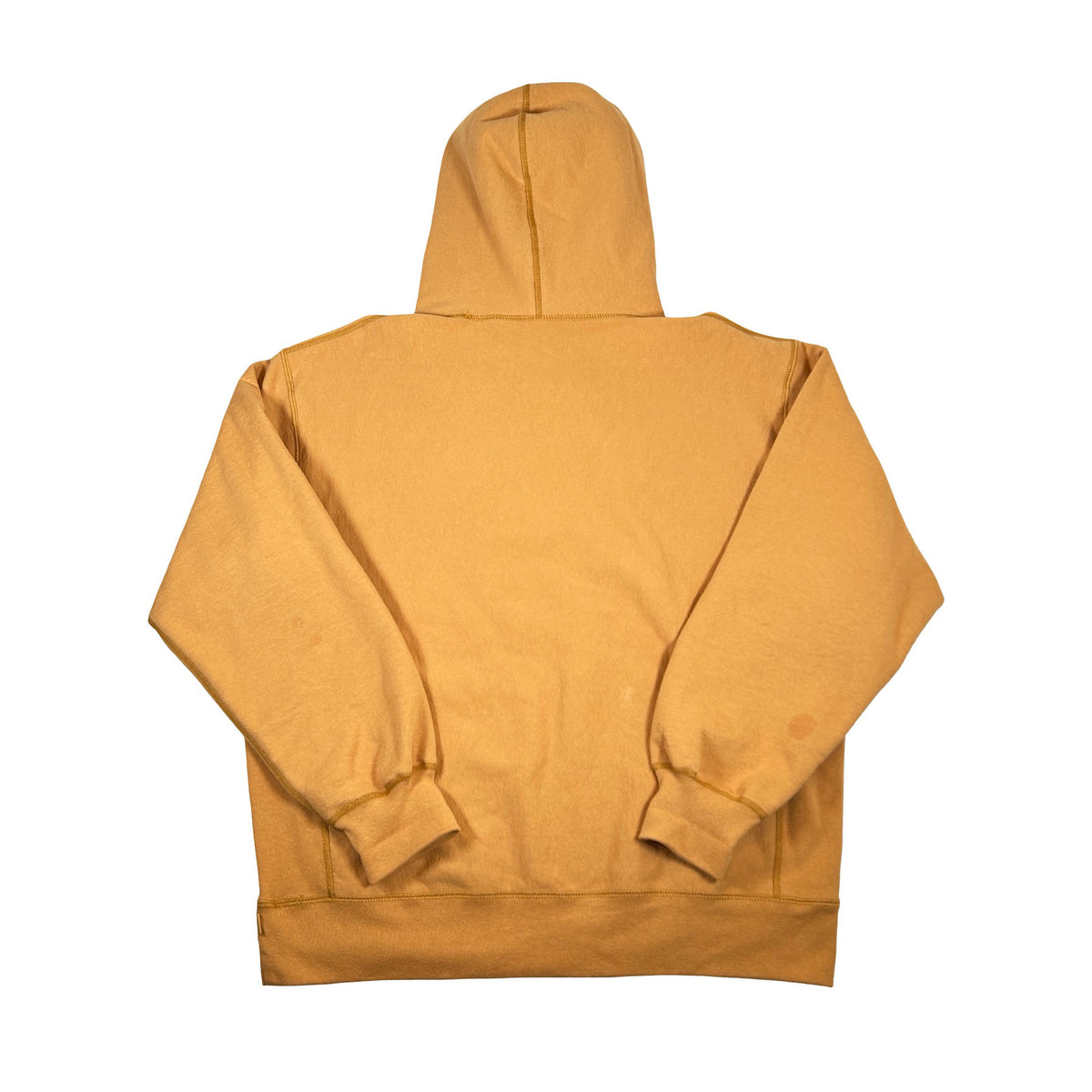 Supreme Box Logo Hooded Sweatshirt (FW21) Light Mustard [USED] - L (Used2)