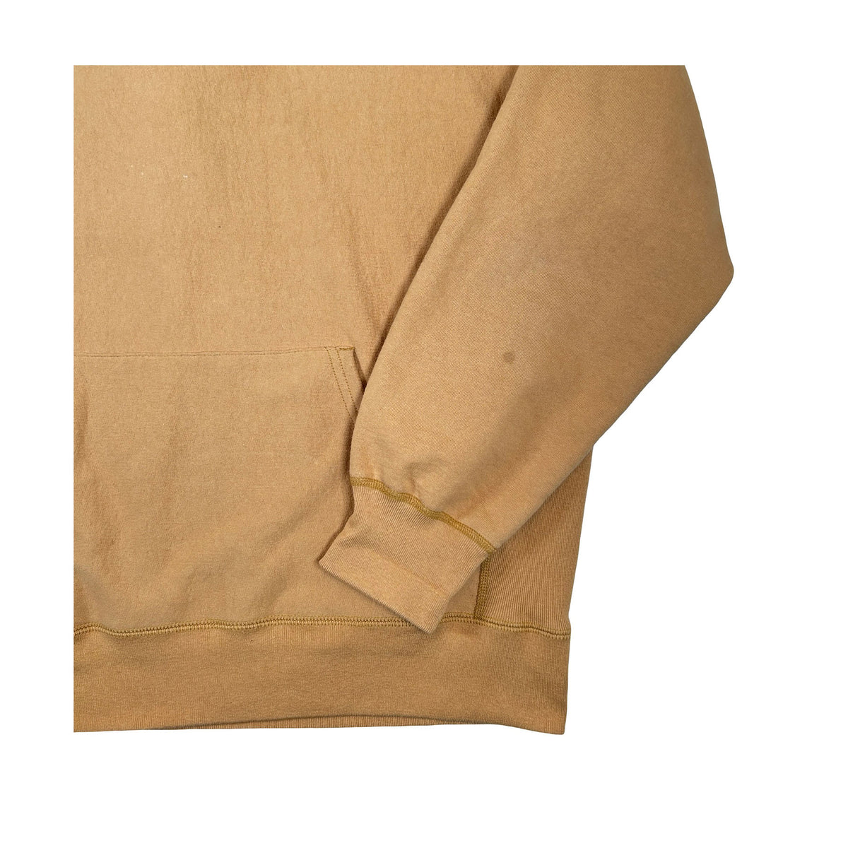 Supreme Box Logo Hooded Sweatshirt (FW21) Light Mustard [USED] - L (Used2)