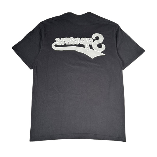 Supreme Backwards Tee Black [USED] - L (Used)