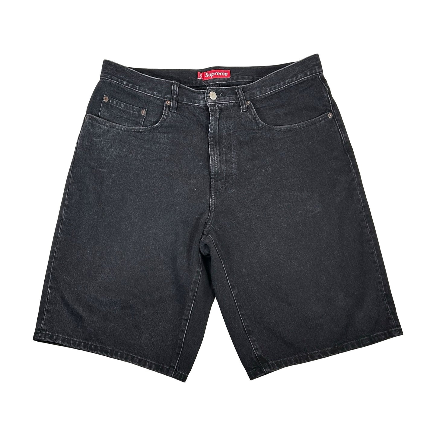 Supreme Baggy Denim Short Black [USED] - 34 (Used)