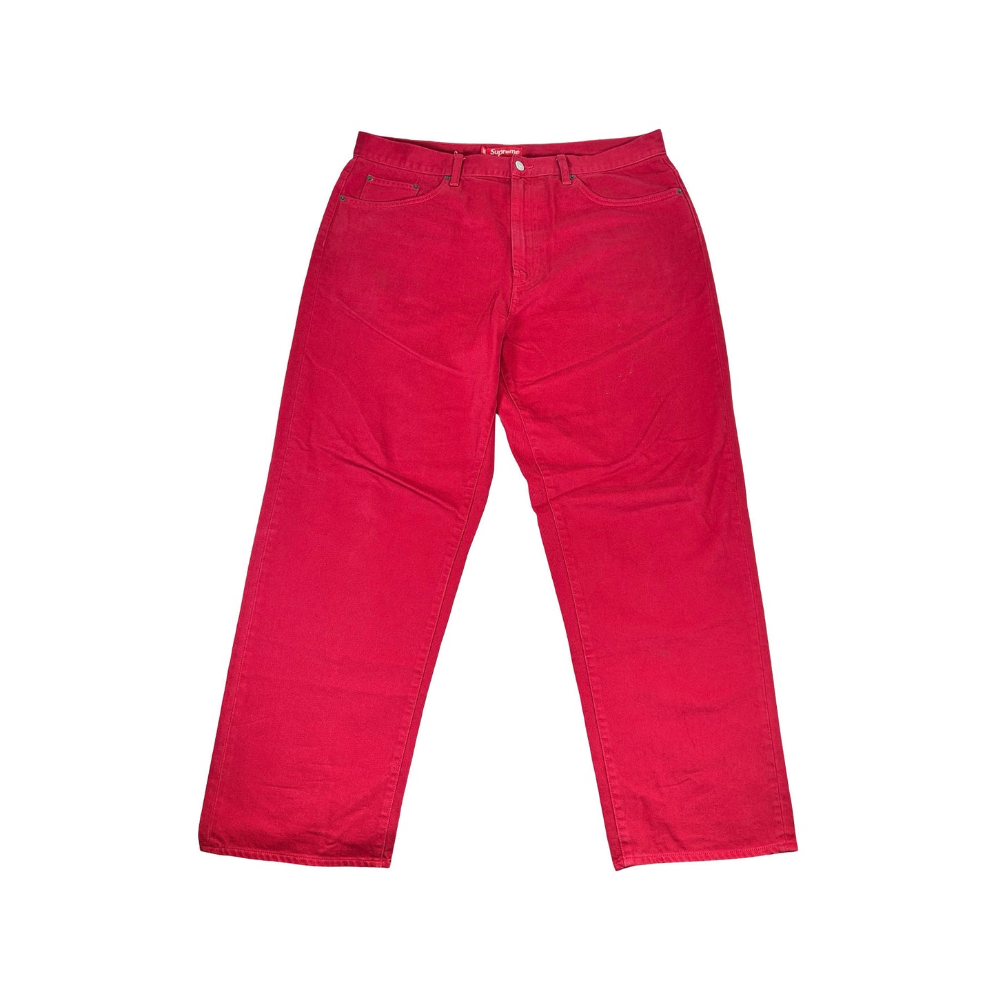 Supreme Baggy Jean (FW25) Red [USED] - 36 (Used)