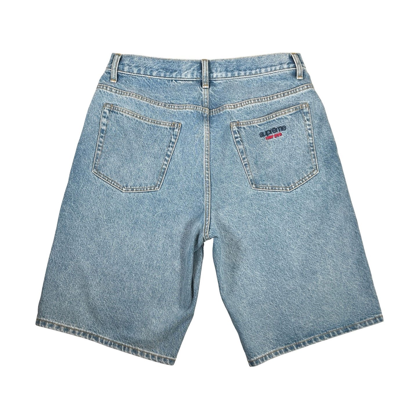 Supreme Baggy Denim Short (SS26) Light Blue [USED] - 32 (Used)