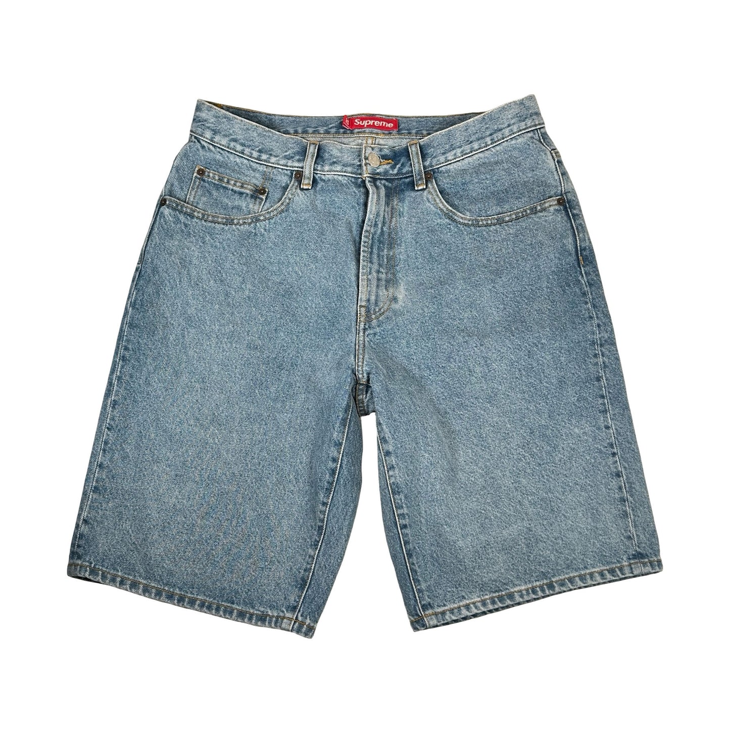 Supreme Baggy Denim Short (SS26) Light Blue [USED] - 32 (Used)