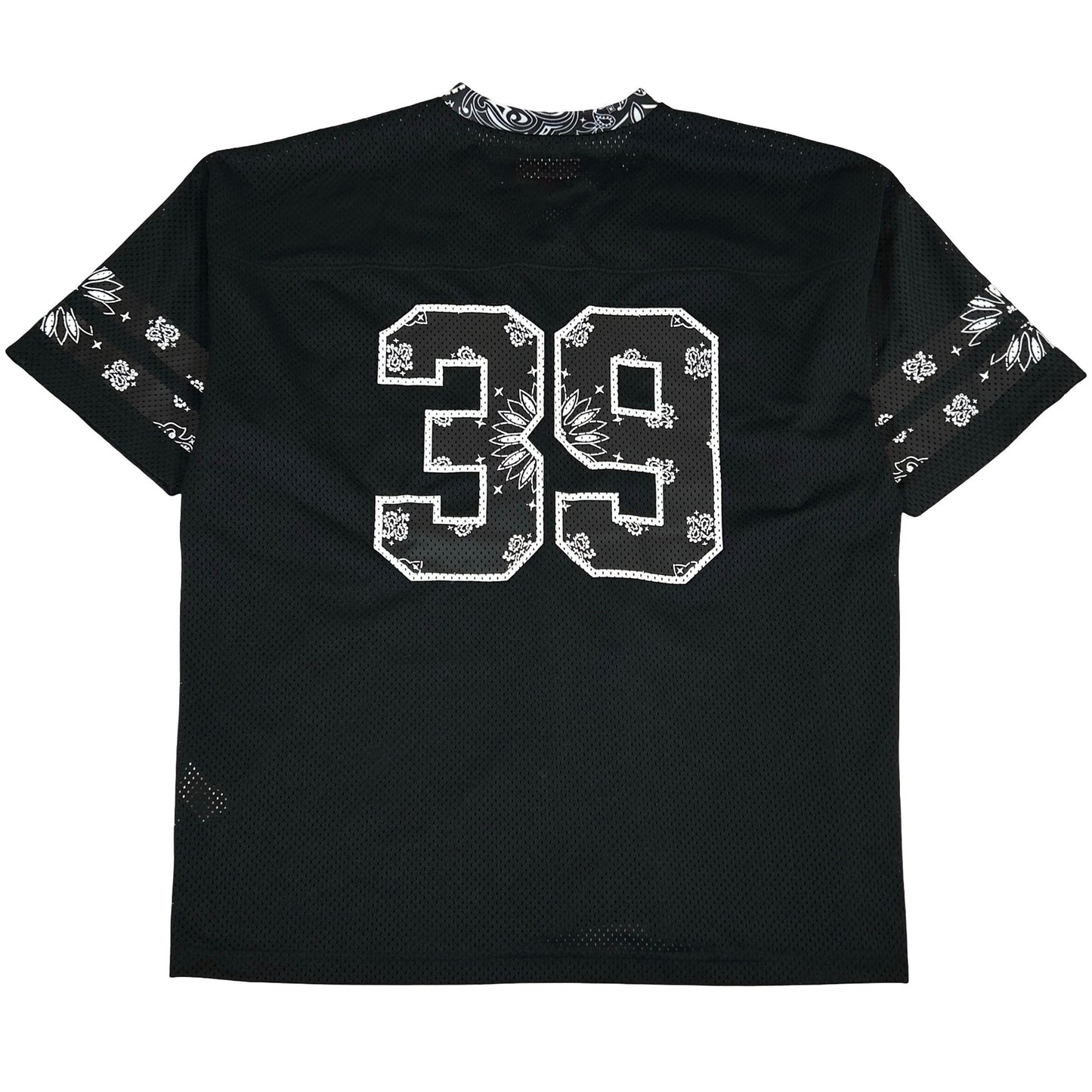 Supreme Bandana Football Jersey Black [USED] - L (Used)