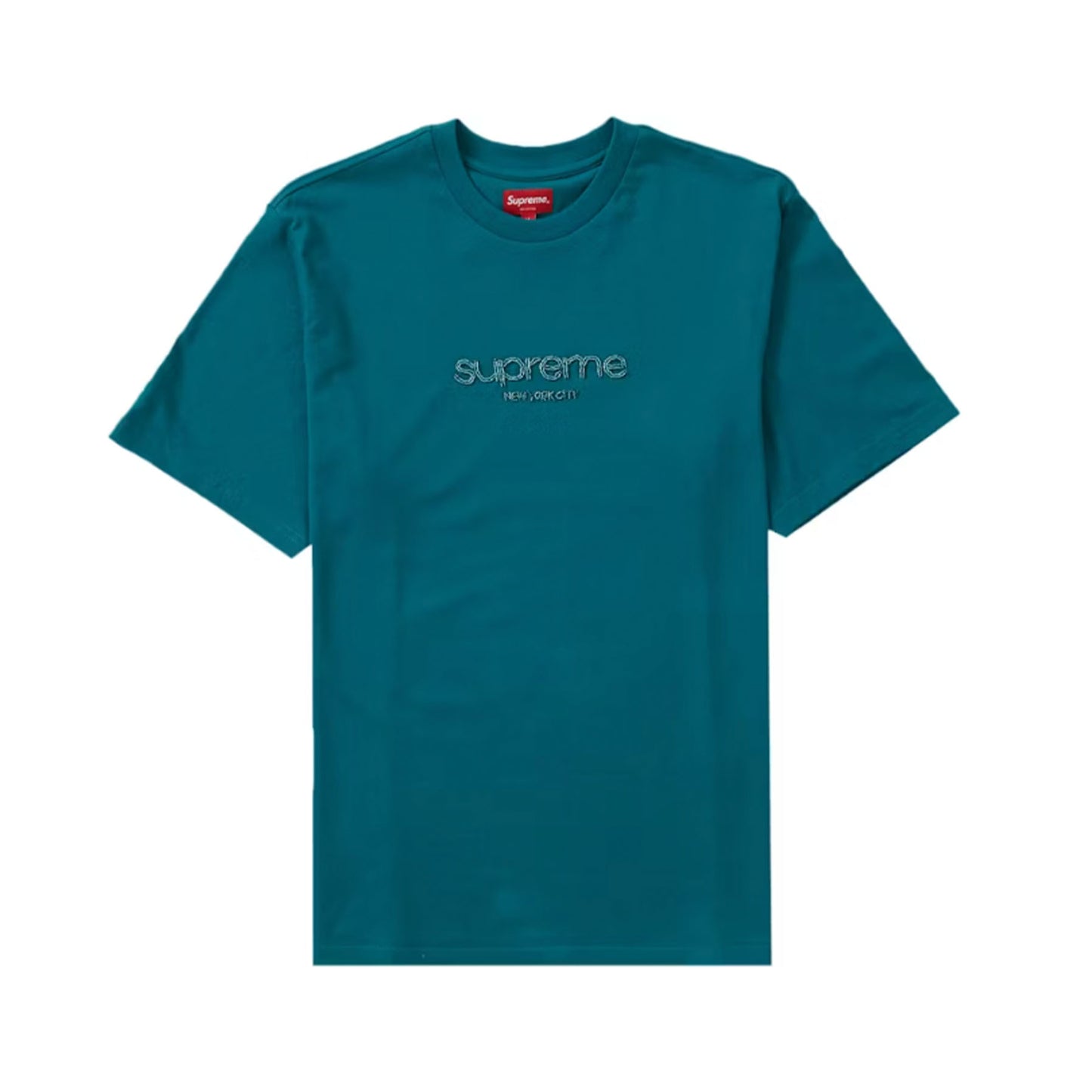 Supreme Beaded Logo S/S Top Dark Teal [USED] - M (Used)