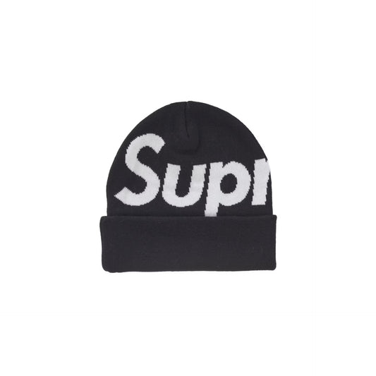 Supreme Big Logo Beanie (FW24) Black [USED2]