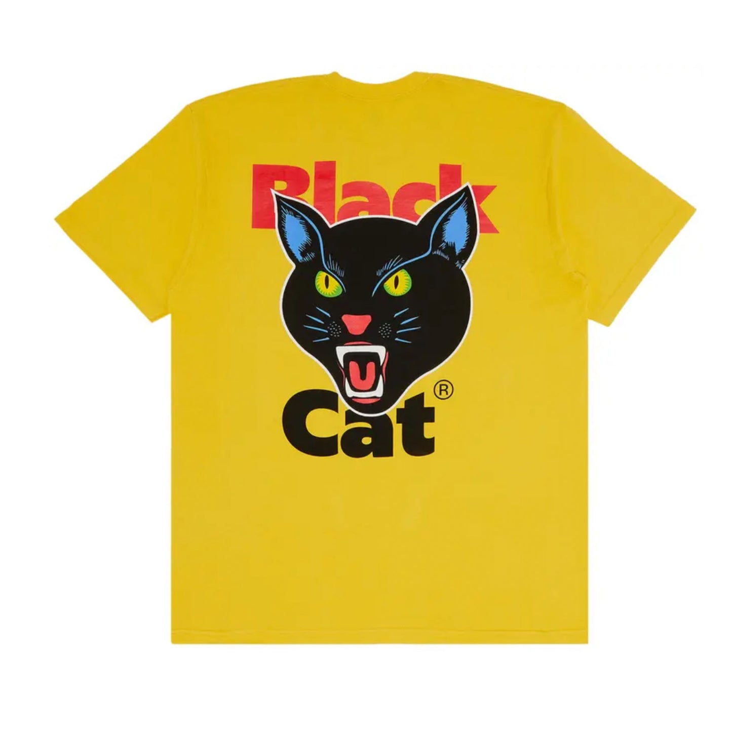 Supreme Black Cat Tee Yellow [USED] - XXL (Used)