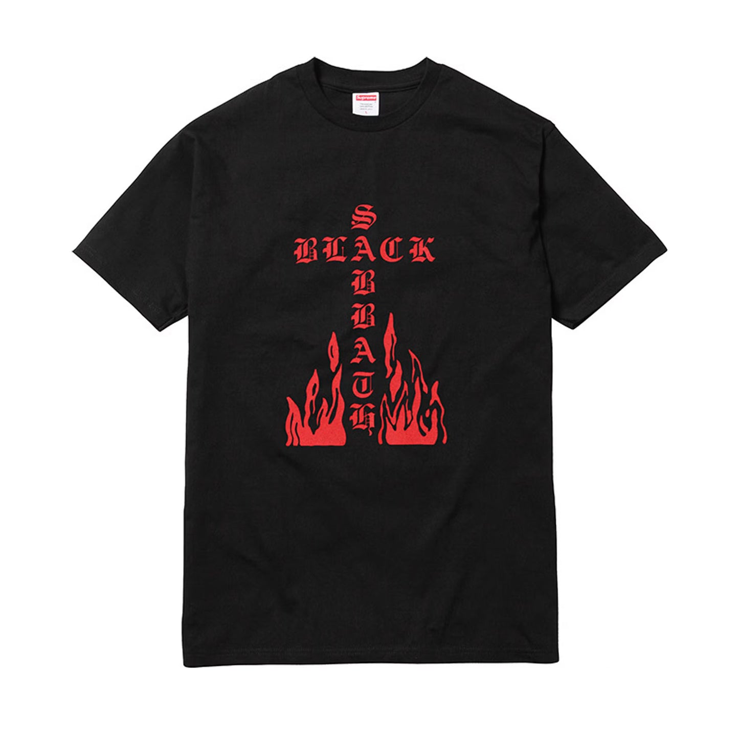 Supreme Black Sabbath Cross Tee Black