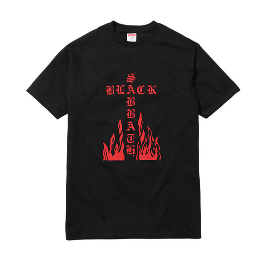 Supreme Black Sabbath Cross Tee Black