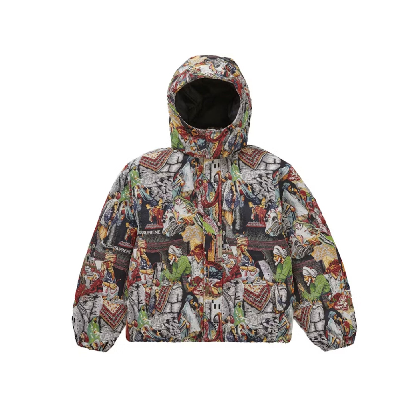 Supreme Bless Tapestry Down Puffer Jacket Multicolor [USED] - L (Used)