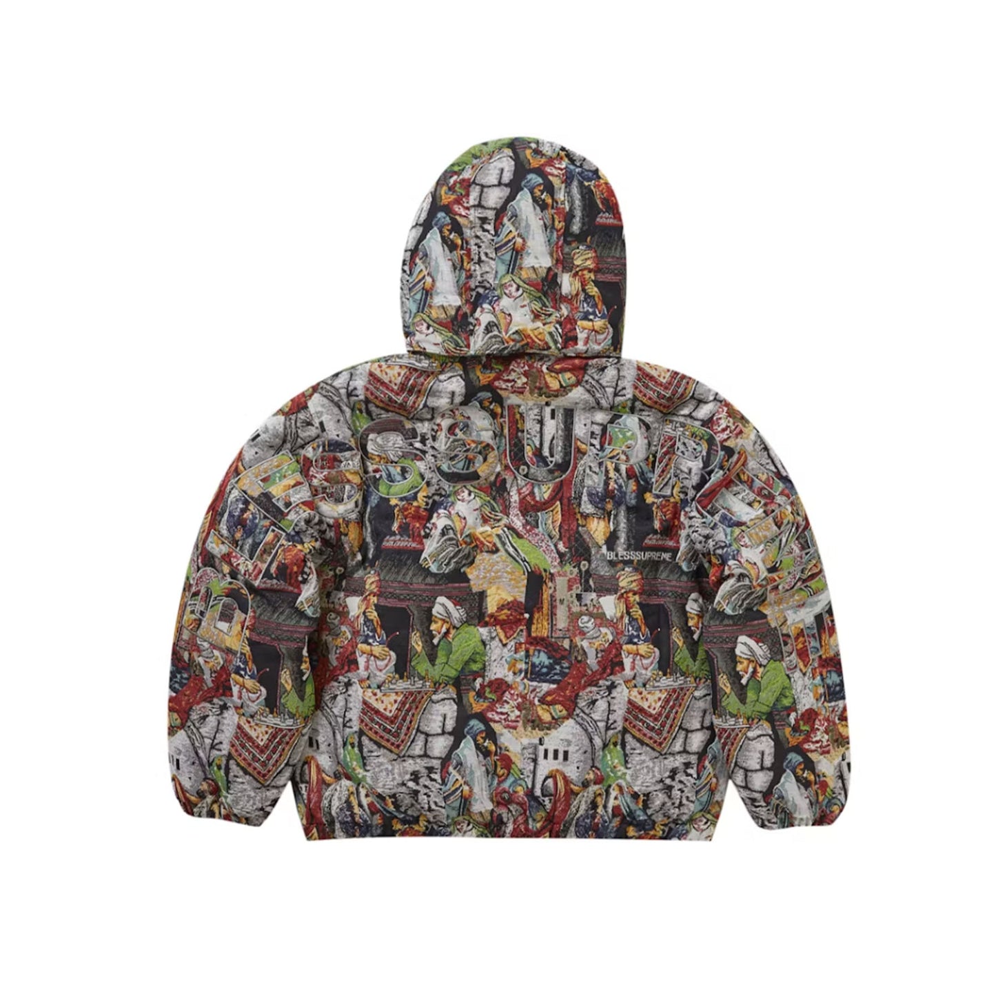 Supreme Bless Tapestry Down Puffer Jacket Multicolor [USED] - L (Used)