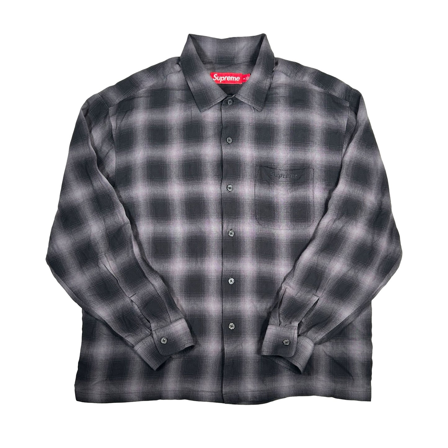 Supreme Black Flannel SS26 [USED] - M (Used)