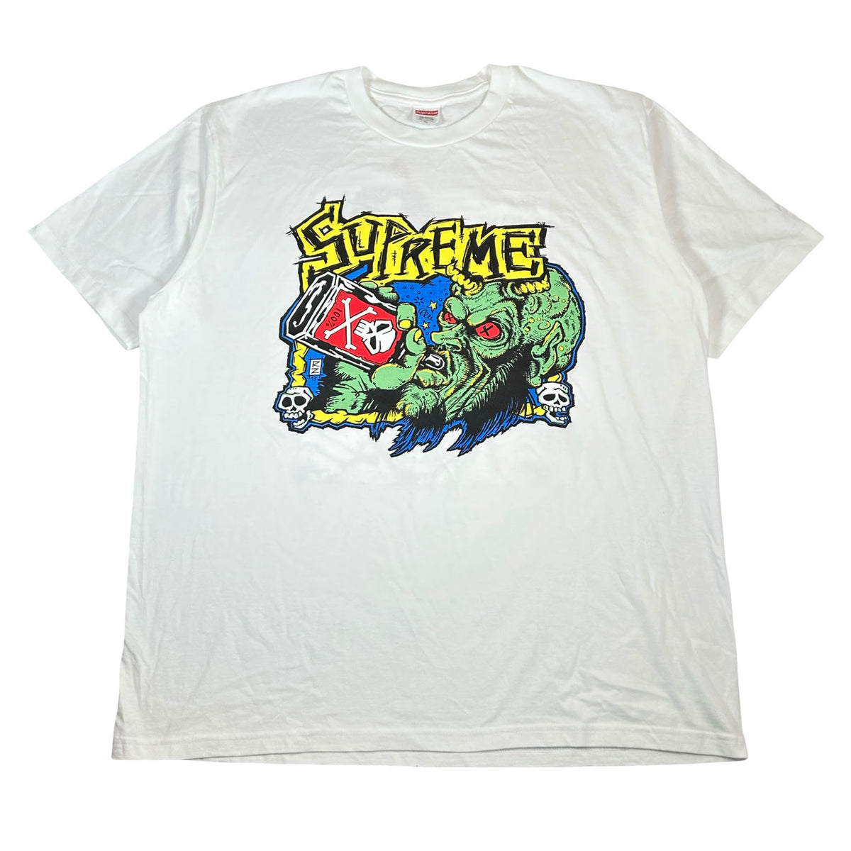 Supreme Fuckin Blowout Tee White [USED] - XL (Used)