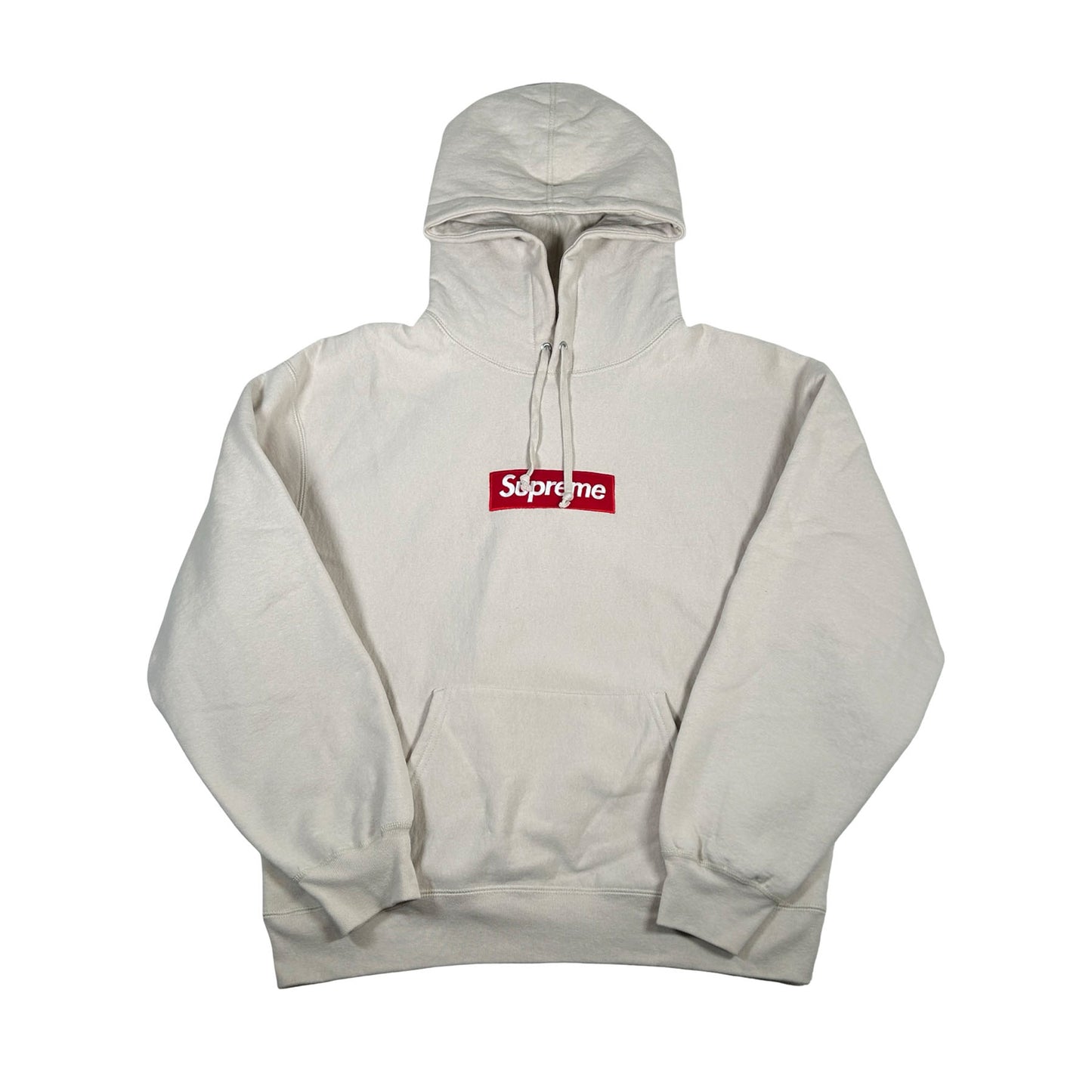 Supreme Box Logo Hooded Sweatshirt Sweatshirt (FW24) Stone [USED] - L (Used)