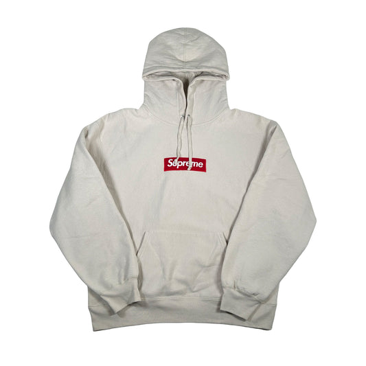 Supreme Box Logo Hooded Sweatshirt Sweatshirt (FW24) Stone [USED] - L (Used)