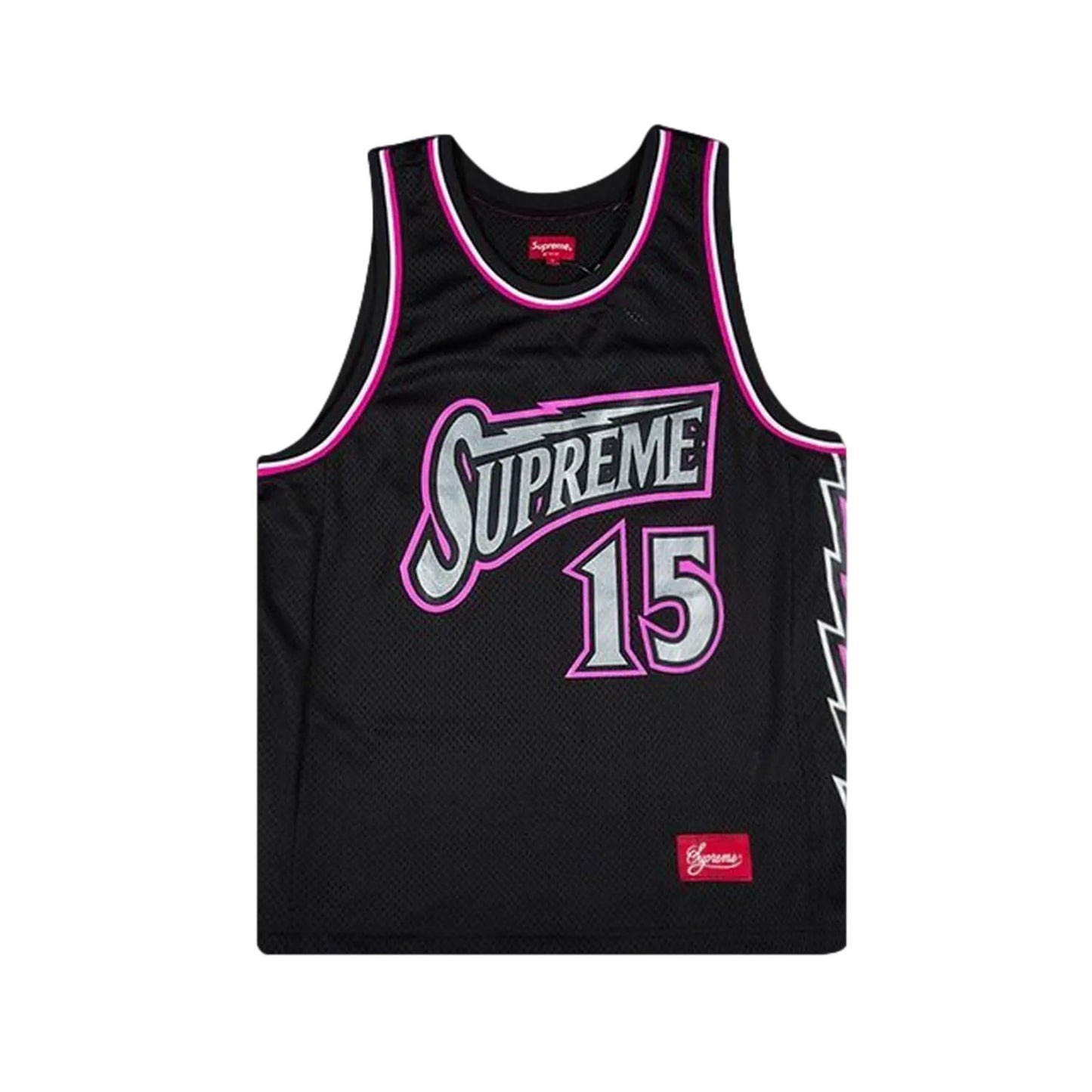 Supreme Bolt Basketball Jersey Black [USED] - M (Used)