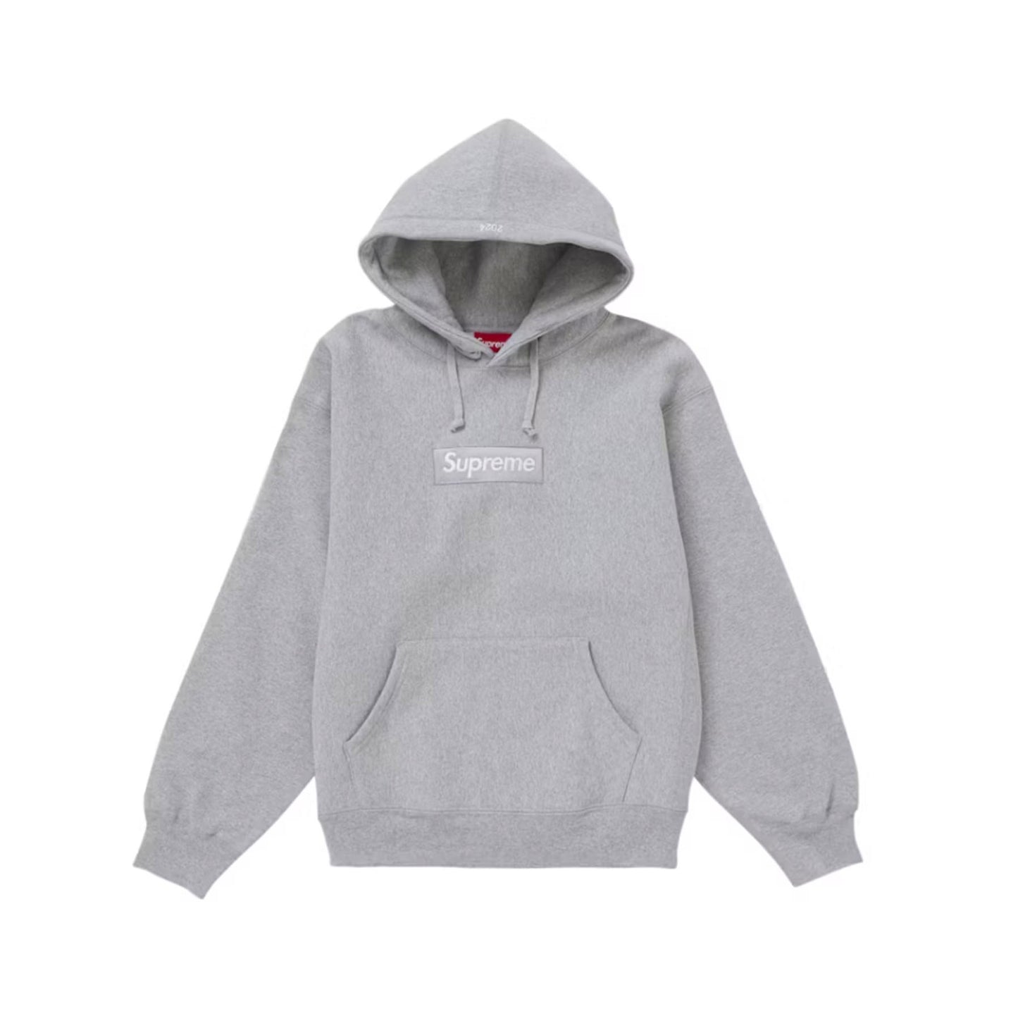 Supreme Box Logo Hooded Sweatshirt Sweatshirt (FW24) Heather Grey [USED] - M (Used2)