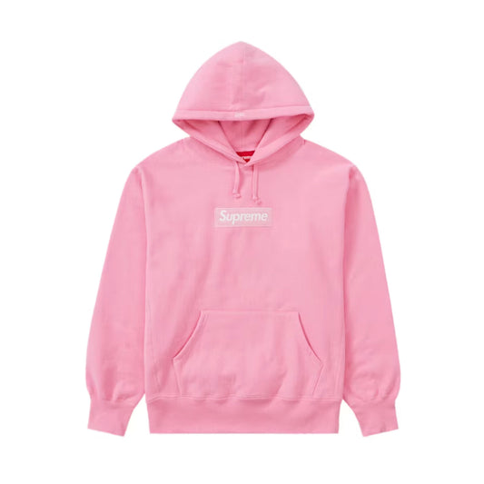 Supreme Box Logo Hooded Sweatshirt (FW21) Pink