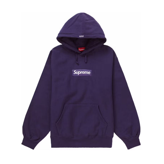 Supreme Box Logo Hooded Sweatshirt (FW23) Dark Purple [USED] - S (Used)