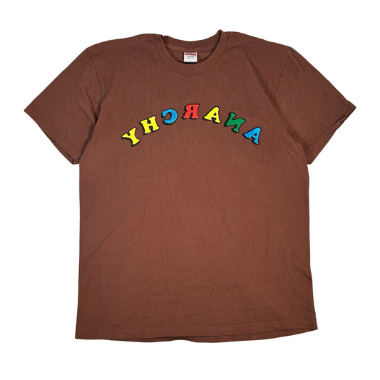 Supreme Jamie Reid Anarchy Tee Brown [USED] - L (Used)