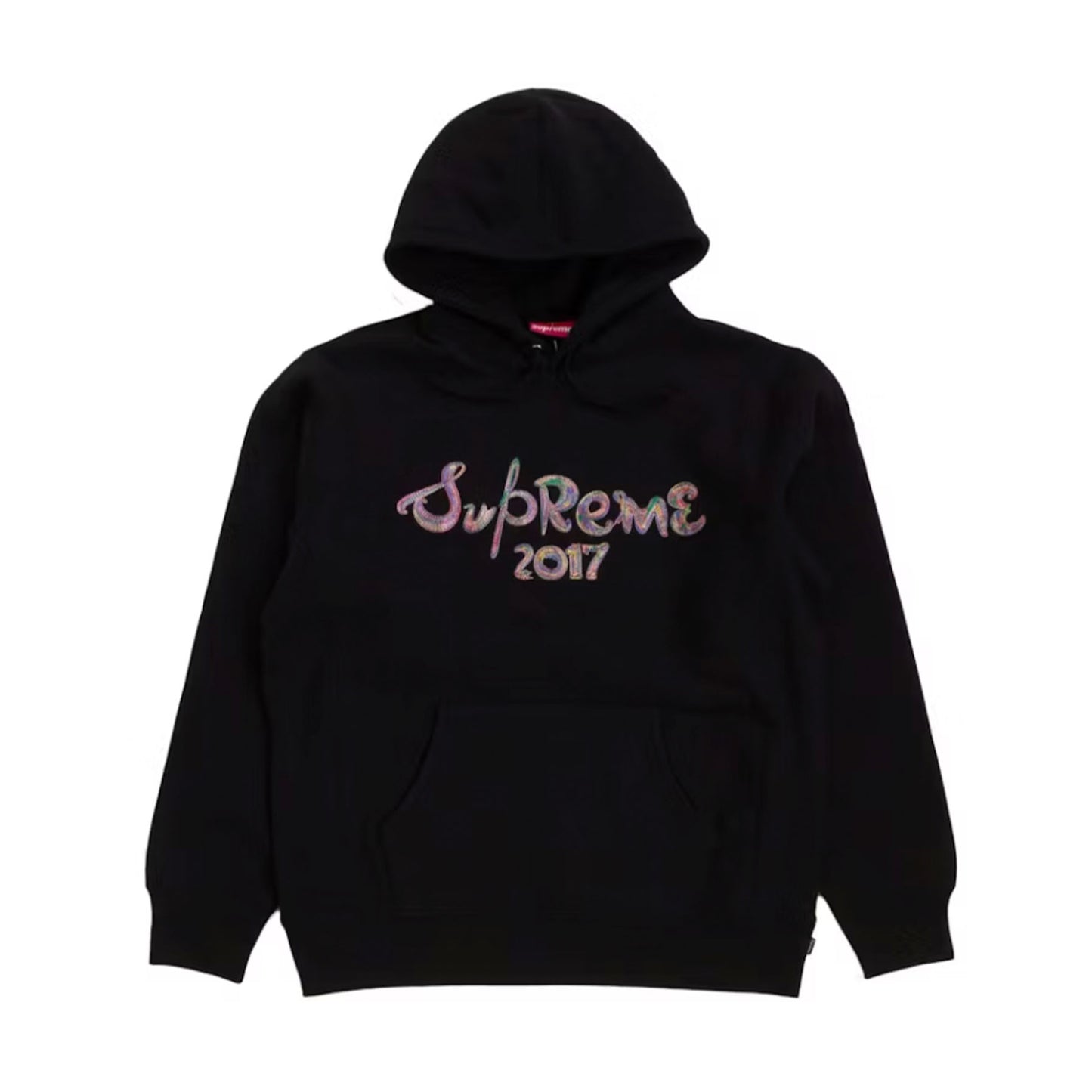 Supreme Brush Logo Hoodie Black [USED] - M (Used)