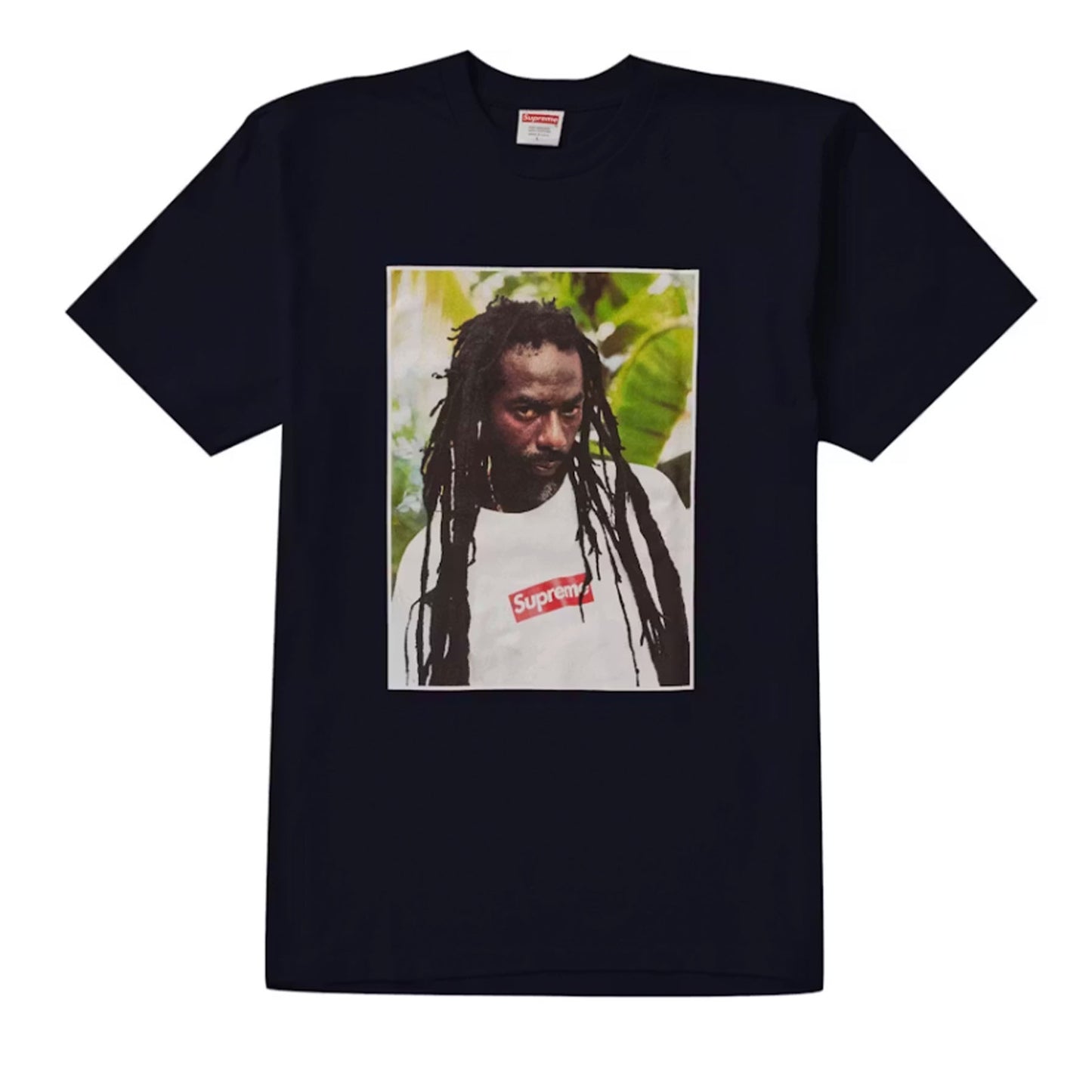 Supreme Buju Banton Tee Navy [USED] - L (Used)