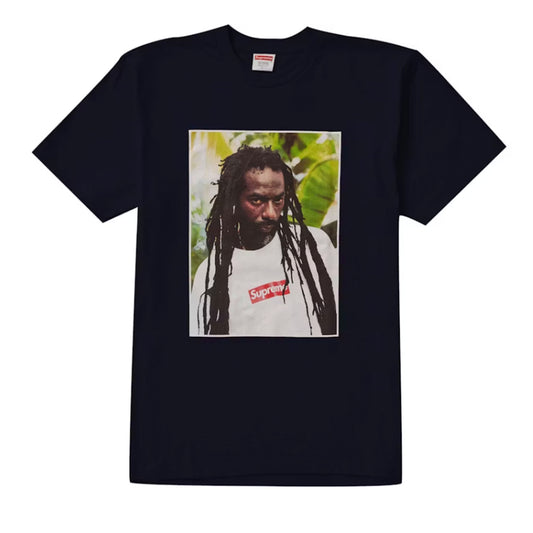 Supreme Buju Banton Tee Navy [USED] - L (Used)