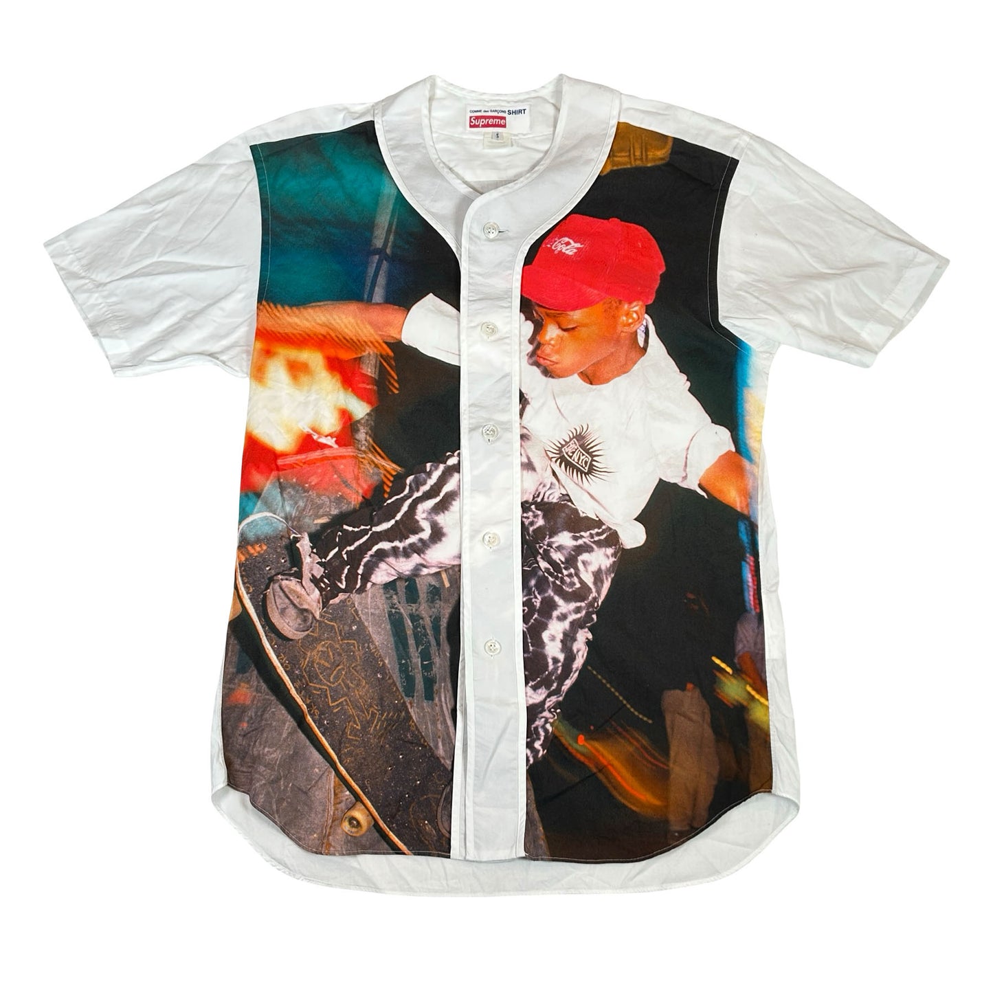 Supreme x CDG Harold Hunter Baseball Jersey [USED] - S (Used)