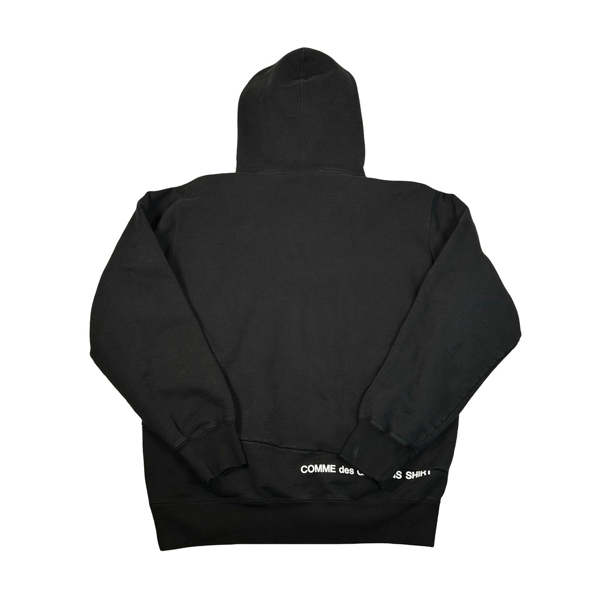 Supreme Comme des Garcons SHIRT Split Box Logo Hooded Sweatshirt Black [USED] - XL (Used)