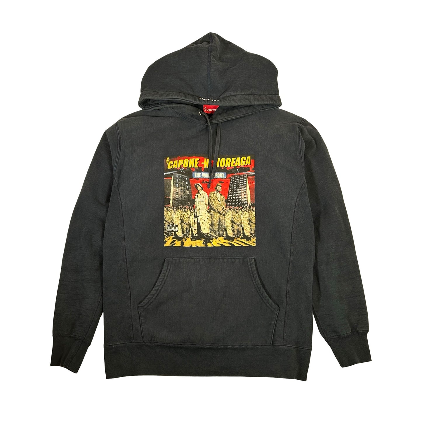 Supreme The War Report Hooded Sweatshirt Navy [USED] - XL (Used)