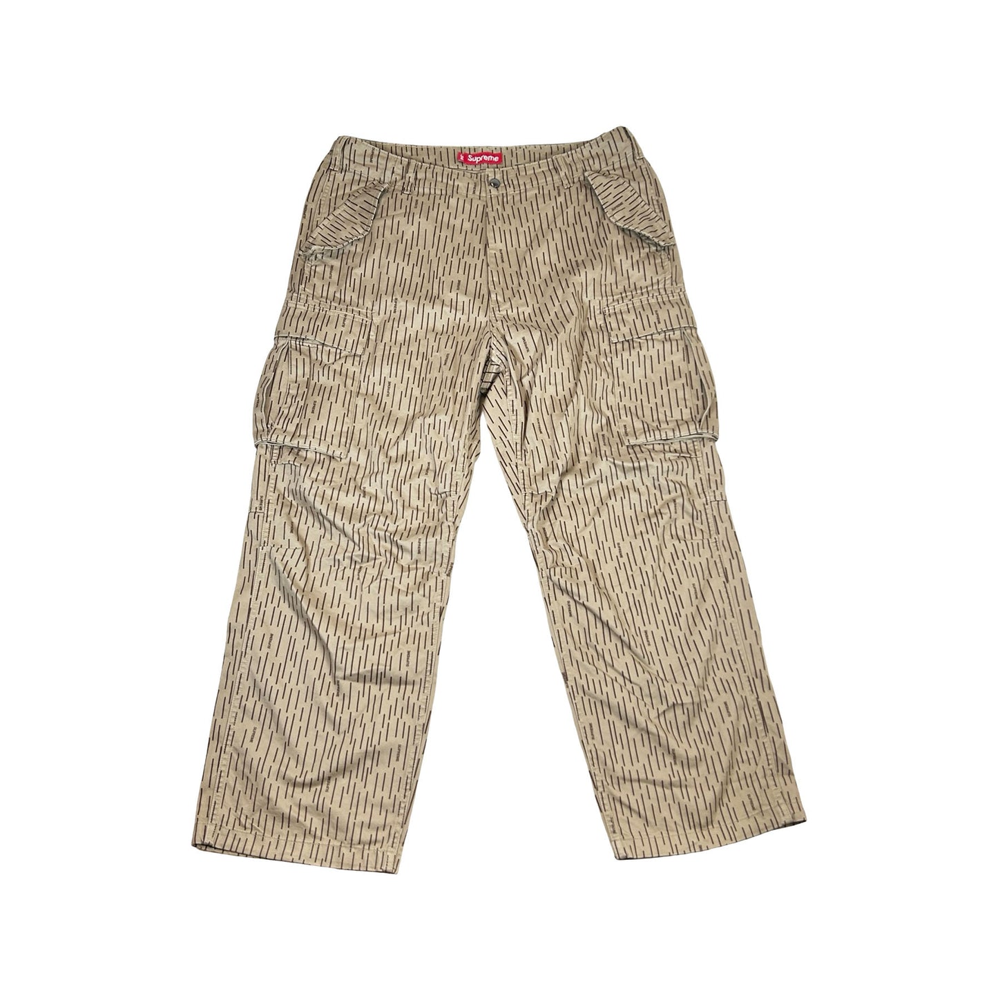 Supreme Cargo Pant Pant (FW24) Tan Raindrop [USED] - 34 (Used)