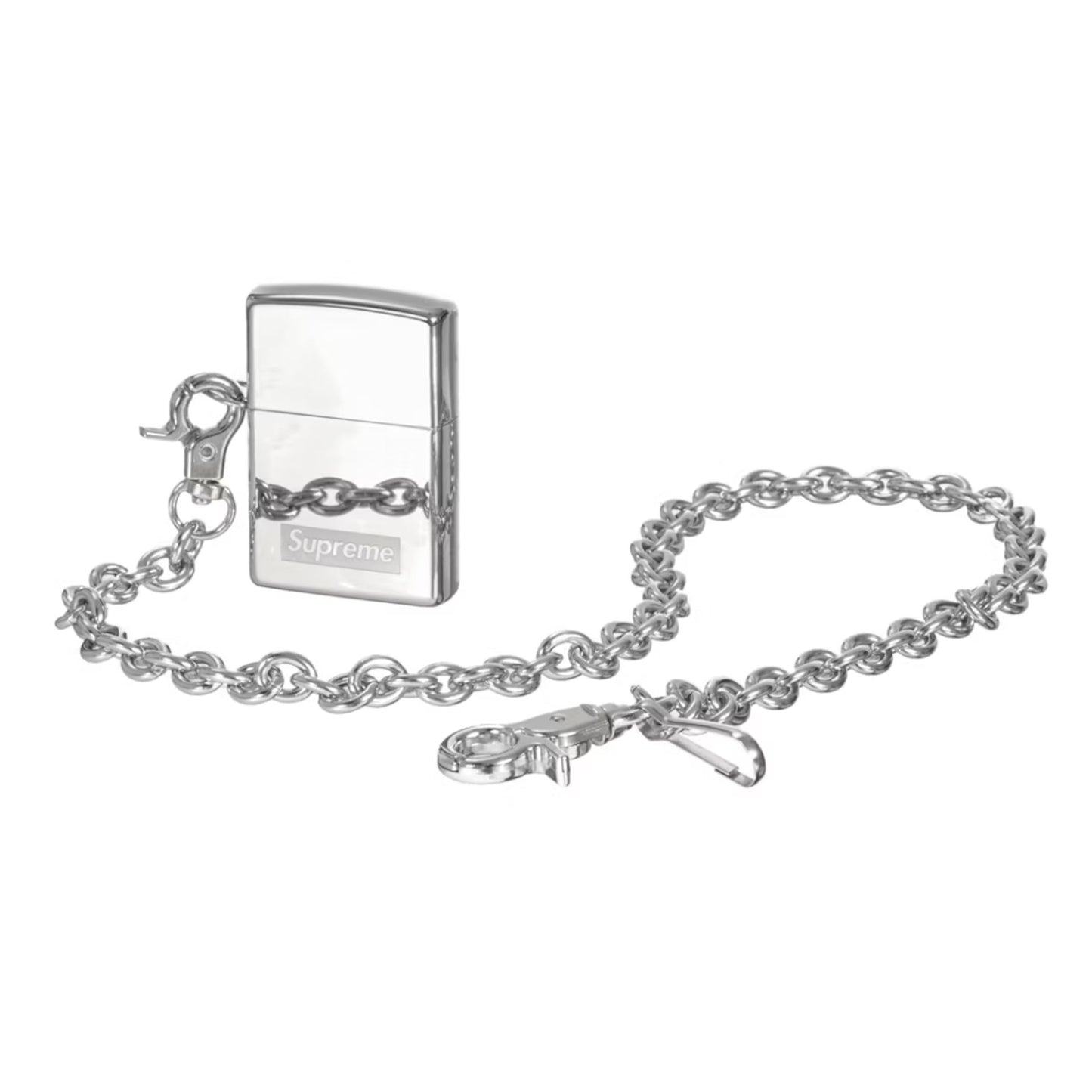 Supreme Chain Zippo Silver [USED]